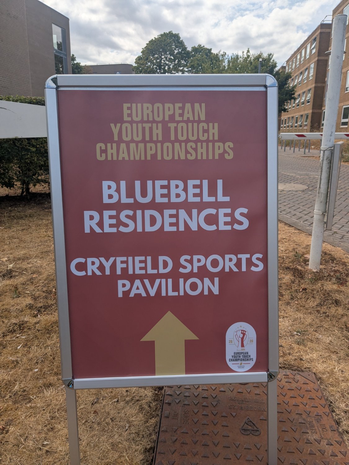 A poster for the 'European Youth Touch Championships '