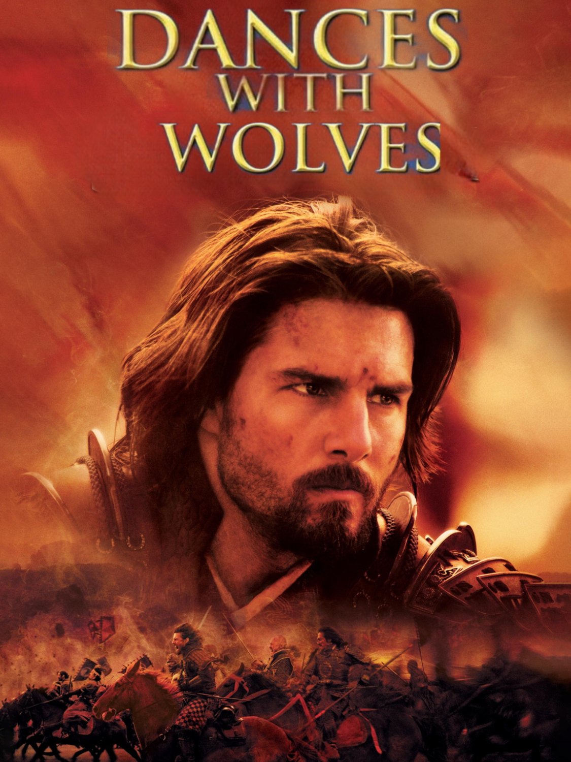Movie Poster from the film The Last Samurai where the title was swapped in from Dancing with Wolves