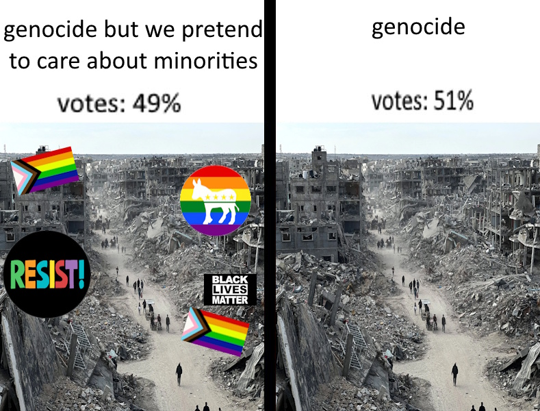 Americans acting like their duoparty system is democratic